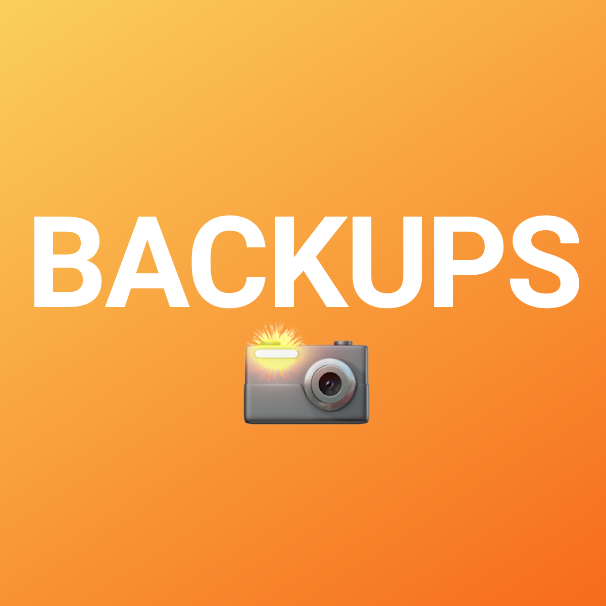 No Backups Available Meaning